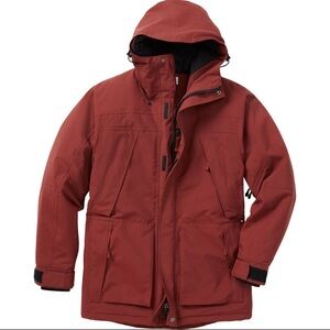 Duluth Whaleback Waterproof Parka Men’s L TALL Rust Insulated Jacket NWOT 26721